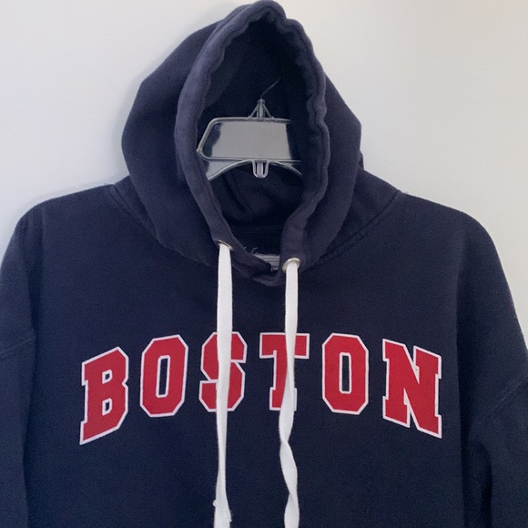 Boston Pullover Hoodie Oversized Boyfriend - Picture 2 of 5